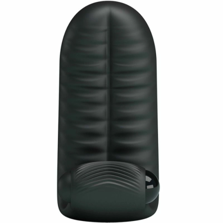 Pretty Love Abbott Black Intimate Finger Device Textured Silicone
