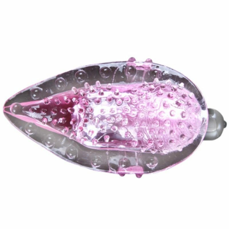 Baile Finger Vibrator Massager 10 Modes TPR Compact Design Pink