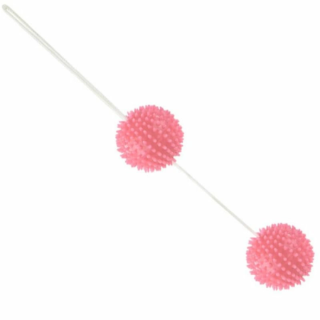 Baile Pink Textured Pelvic Floor Exercise Balls 3.6 cm TPR