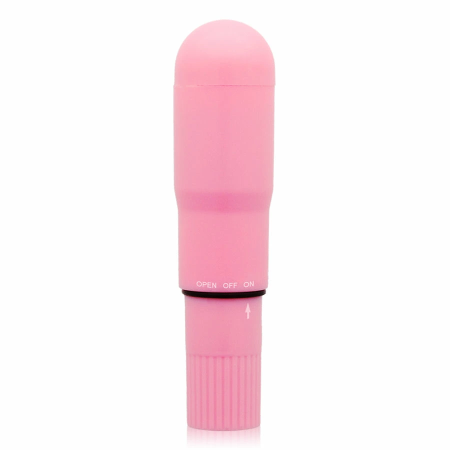 Glossy Pocket Vibrator Pink - Compact Waterproof ABS Model 107mm