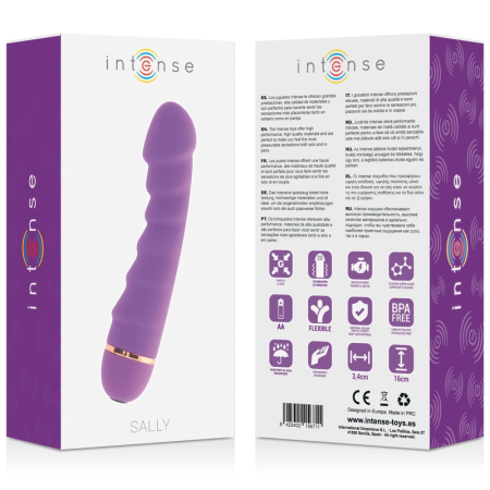 Intense SALLY Lilac 20-Speed Silicone Personal Massager Waterproof