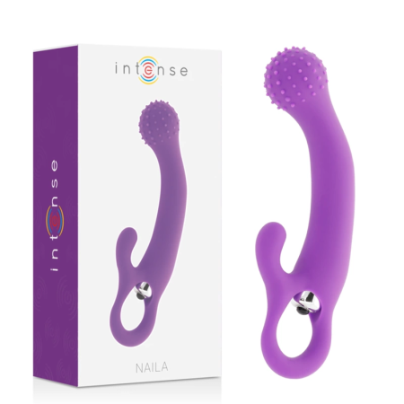 Intense Naila Vibrating Silicone Device Lilac 17.5cm Waterproof