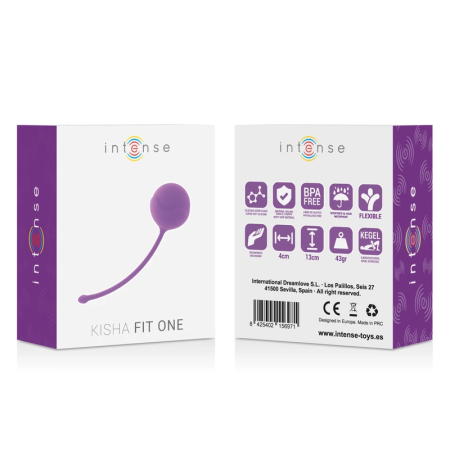 Intense Kisha Fit One Lilac Silicone Pelvic Floor Trainer 4x13cm