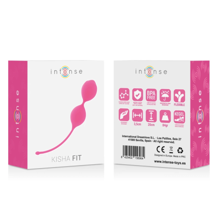 Intense Kisha Fit Silicone Pelvic Floor Exerciser Fuchsia 3.5x20cm