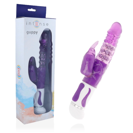 INTENSE Guppy Lilac Rotator Multi-Speed Intimate Massage Device 27cm