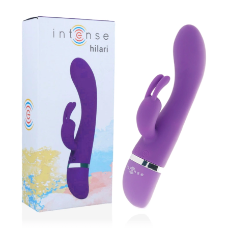INTENSE Hilari Lilac Silicone Luxe Dual-Motor Flexible Vibrator 18.9cm