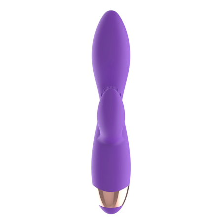 Womanvibe Donna Rechargeable Silicone Dual Motor Massager Lilac-Gold