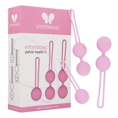 Intimichic Pelvis Health II Pelvic Floor Strengthening Set, 3 Sizes