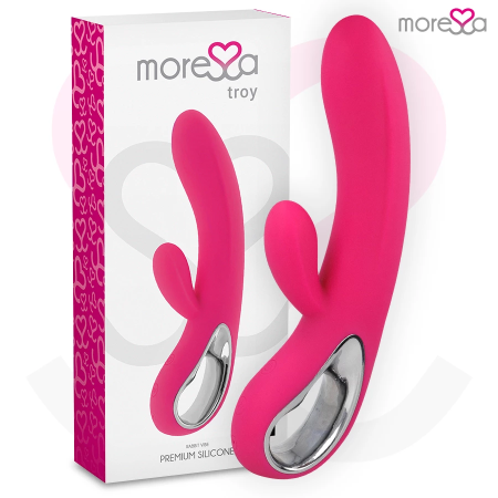 Moressa Troy Premium Silicone Dual Motor Rechargeable Vibrator 20cm