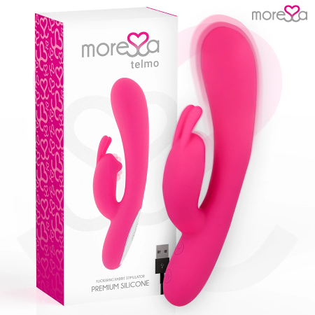 Moressa Telmo Premium Silicone Rechargeable Dual-Action Vibrator 19.5cm