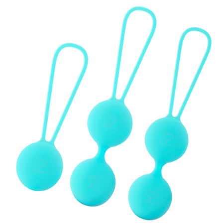 Moressa Osian Premium Pelvic Trainer Set Turquoise Silicone 3 Sizes