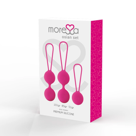 Moressa Osian Set Premium Silicone Pink - Pelvic Floor Training Trio
