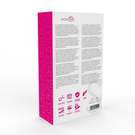 Moressa Osian Set Premium Silicone Pink - Pelvic Floor Training Trio