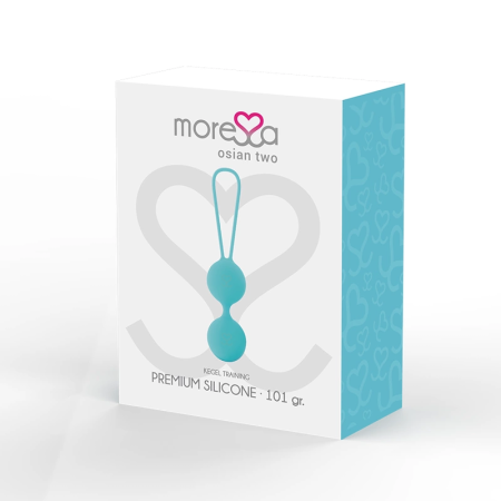 Moressa Osian Two Premium Silicone Pelvic Floor Trainer Turquoise 101g
