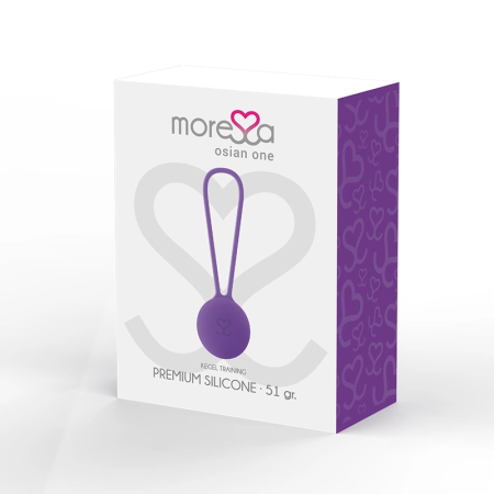 MORESSA Osian One Silicone Pelvic Floor Trainer Ball Lilac 34mm 51g