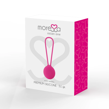 MORESSA Osian One Premium Silicone Pelvic Floor Trainer Pink 34mm