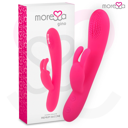 Moressa Gino Premium Silicone Intimate Machine Rechargeable 190mm Violet