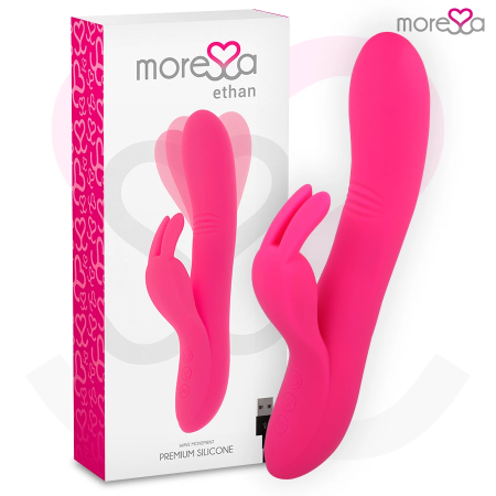 Moressa Ethan Premium Silicone Dual Motor Intimate Device, USB, 205mm
