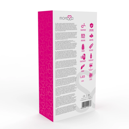 Moressa Edgar Premium Silicone Dual Remote Control System, Purple