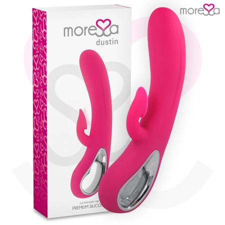 Moressa Dustin Dual-Action Silicone Wave Vibrator with Suction, Rechargeable