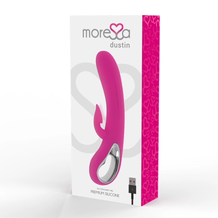 Moressa Dustin Dual-Action Silicone Wave Vibrator with Suction, Rechargeable