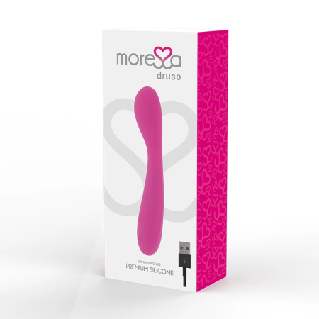 Moressa Druso Premium Silicone Rechargeable Stimulator, 30 Modes, Slim Design