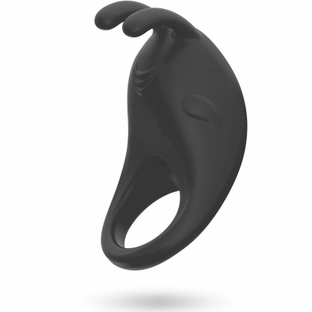 Moressa Brad Premium Silicone Rechargeable Black Ring, 7 Modes, Waterproof