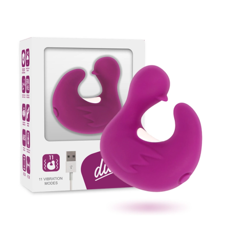 Coverme DUCKYMANIA Rechargeable Silicone Massage Thimble, Purple