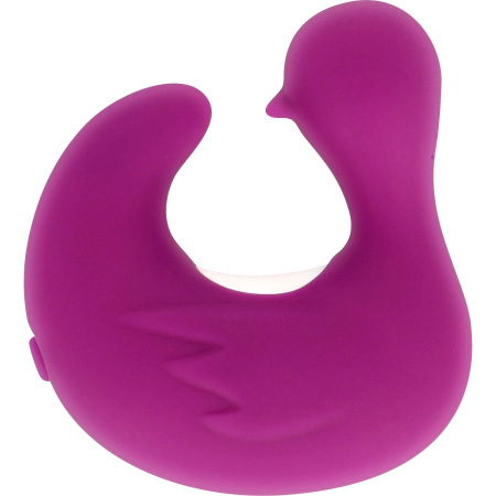 Coverme DUCKYMANIA Rechargeable Silicone Massage Thimble, Purple