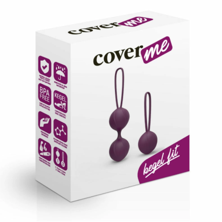 Coverme Lilac Pelvic Trainer Kegel Fit - Silicone Set for Pelvic Floor Training