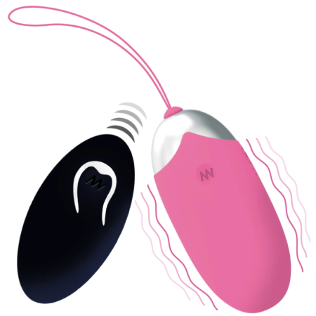INTENSE Flippy II Remote-Controlled Vibrating Egg Pink 12 Modes USB