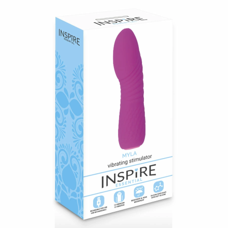 INSPIRER ESSENTIAL Myla Purple - Flexible Silicone Vibrating System USB