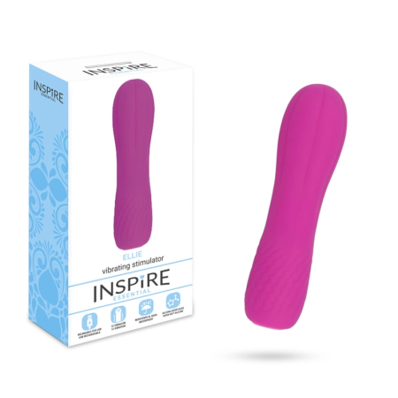 INSPIRE Essential Ellie Intimate Device Silicone Violet 12 Modes 11.6cm