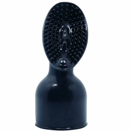 Baile Power Head Interchangeable Black Attachment - TPR, Textured Surface