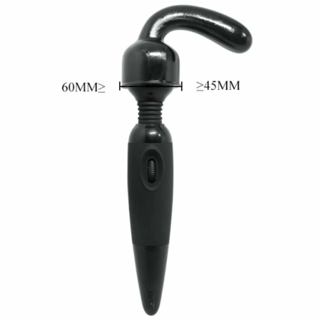 Baile Power Head - Interchangeable G-Spot Massager Attachment, Black