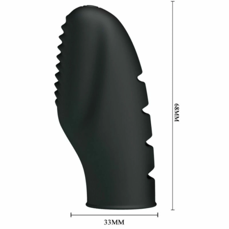Pretty Love Flirtation Stanford Black - Silicone Vibrating Finger Device