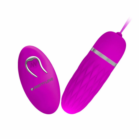 Pretty Love Flirtation Dawn Lilac Silicone Remote Vibrating Egg 12 Modes