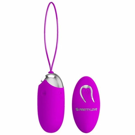 Pretty Love Berger 12-Mode Remote-Controlled Egg Stimulator, Pink