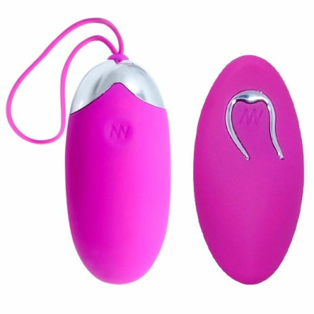 Pretty Love Berger 12-Mode Remote-Controlled Egg Stimulator, Pink