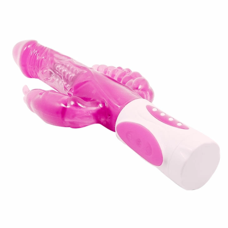 Baile Pretty Bunny Triple Rotator - Multi-Zone Vibrating System, Pink