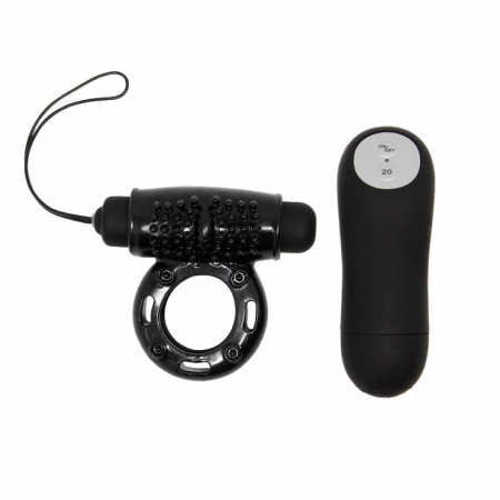 Baile Ring Wireless Remote Control Black 20-Mode Stimulation System