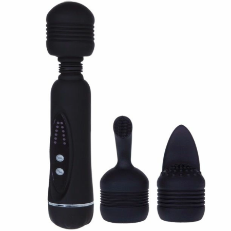 Pretty Love Flirtation Magical Massager Silicone 12 Modes Interchangeable Heads