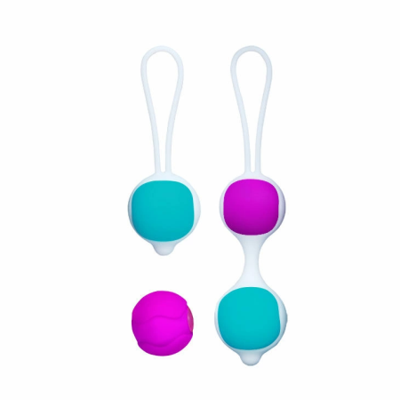 Pretty Love Flirtation Deluxe Kegel Ball Set Silicone 30g/40g Pink