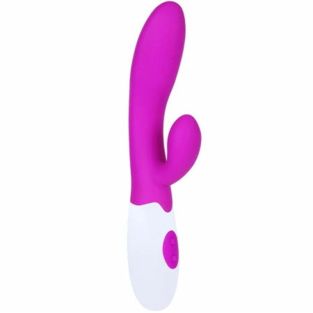 Pretty Love Alvis Dual Motor Vibrator Lilac/White 20 cm Ergonomic Design