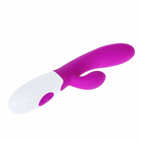 Pretty Love Alvis Dual Motor Vibrator Lilac/White 20 cm Ergonomic Design