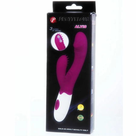 Pretty Love Andre Intimate Dual-Motor Vibrating Device, Lilac 20cm