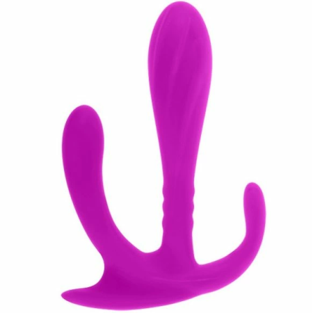 Pretty Love Edgar Intimate Double Stimulator Silicone 11cm Purple