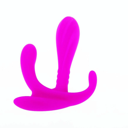 Pretty Love Edgar Intimate Double Stimulator Silicone 11cm Purple