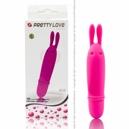 Pretty Love Boyce Lilac Stimulating Mini Massager 10 Modes Waterproof 12.7cm