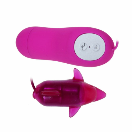 Baile Cute Secret Dolphin Intimate Device 12-Mode Lilac ABS/TPR